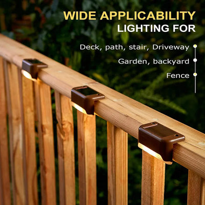 Lumière Solaire Escalier Extérieur LED Guide Jardin Étanche