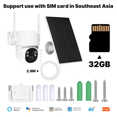 Caméra de Surveillance Solaire 4MP WiFi 4G - vue 14