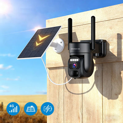 Caméra Solaire 4G Détection Humaine Vision Nocturne - vue 7