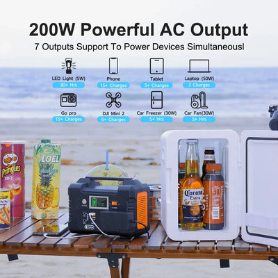Générateur Solaire Portable 200W 151Wh - vue 2