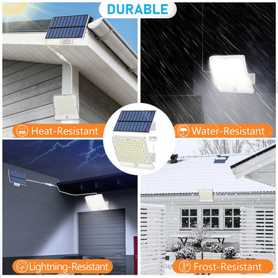 Projecteur Solaire LED Détecteur de Mouvement Étanche Extérieur