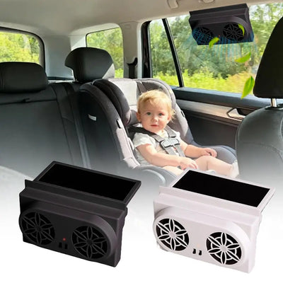 Ventilateur Solaire Portable d'Échappement pour Voiture