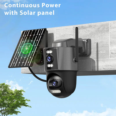 Caméra Solaire 4G PTZ Extérieure Étanche - vue 3