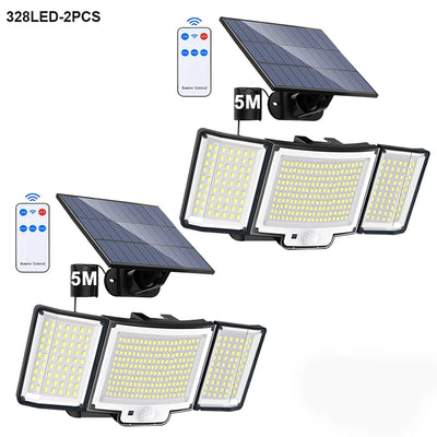 Projecteur Solaire avec Détecteur de Mouvement 348 LED