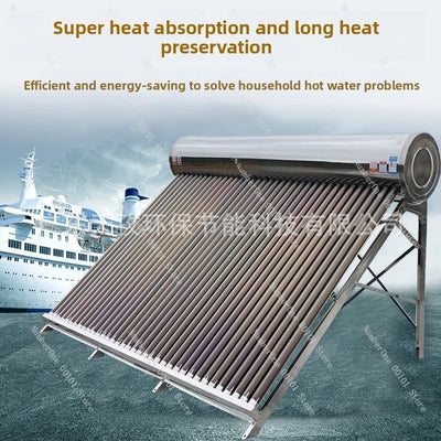 Chauffe-Eau Solaire Inox sur Toit Double Usage