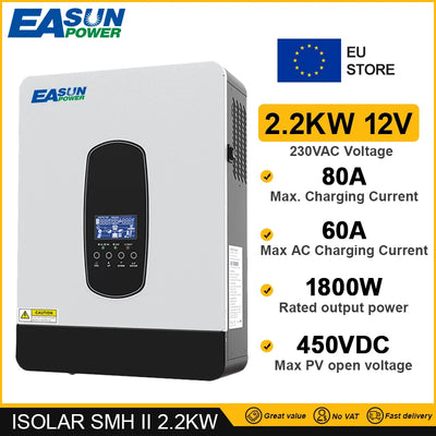 Onduleur Solaire Hybride 6,2 kW 48V MPPT