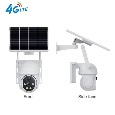 Camera Solaire Sans Fil Double Objectif Suivi Auto