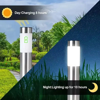 Borne Solaire Extérieur IP65 Jardin Pièce ou Lot de 2