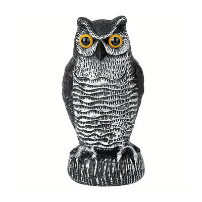 Effaroucheur Solaire Hibou à Yeux Clignotants et Son