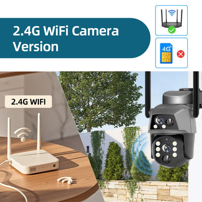 Caméra Solaire 4G Double Objectif Vision Nocturne - vue 3