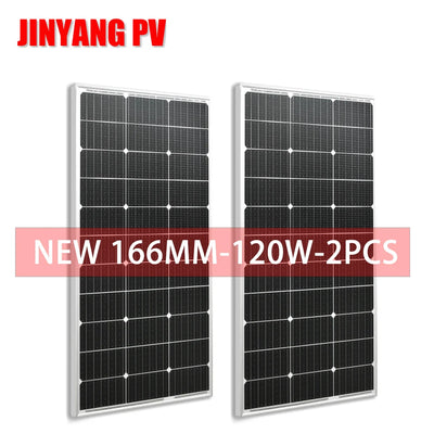 Panneau Solaire Rigide Verre Monocristallin 120W