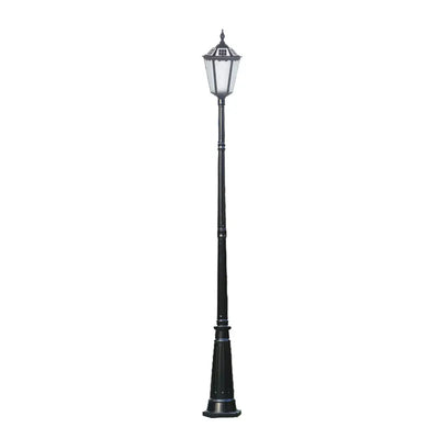 Lampadaire solaire étanche IP65 sous la pluie
