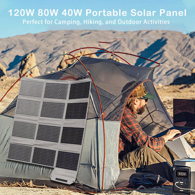 Panneau Solaire Pliable Portable 40W à 120W