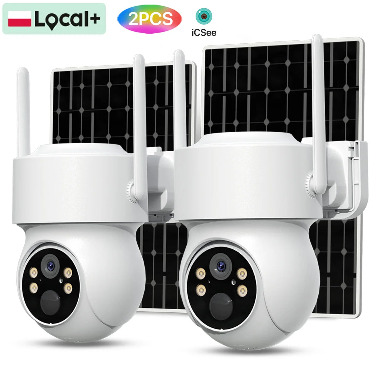 Caméra Solaire WiFi Extérieure PTZ