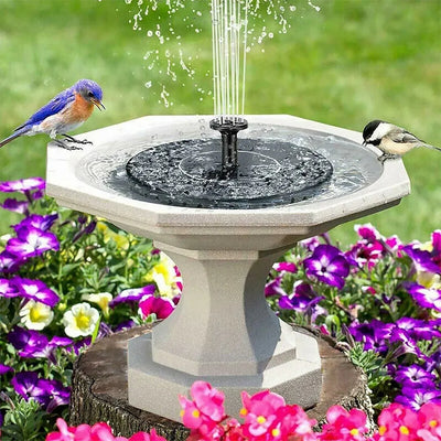 Fontaine Solaire Flottante 13, 16 ou 18 cm pour Bain d'Oiseaux