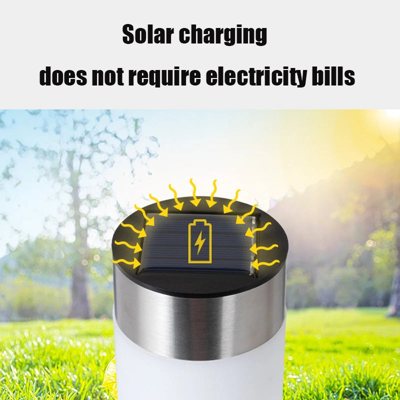 Balise Solaire Extérieure pour Allée et Jardin