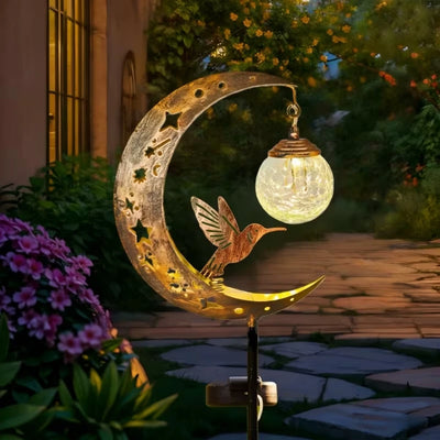 Lampe Solaire Hibou Globe en Verre Allée