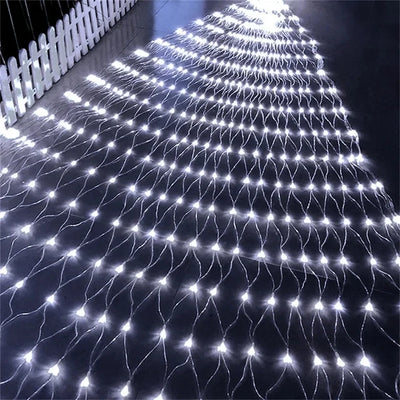 Filet Lumineux Solaire LED 3x2 m et 6x4 m Noël