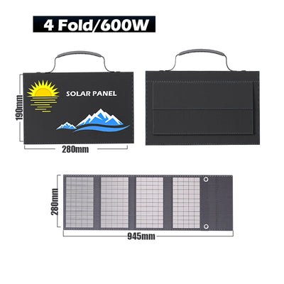 Panneau Solaire Pliable 1000W Ordinateur USB DC