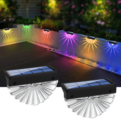 Lampe Solaire Pont Escalier LED Étanche Patio Jardin Clôture