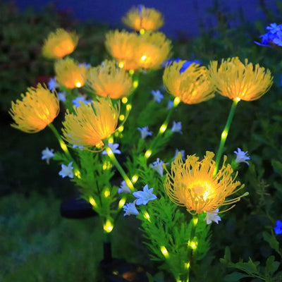 Lampe Solaire Fleur Lumineuse Décorative pour Jardin