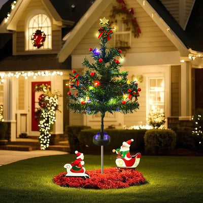 Lampe Solaire Flocon de Neige LED Étanche Jardin et Noël