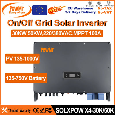Onduleur Solaire Triphasé 30 kW 50 kW IP65