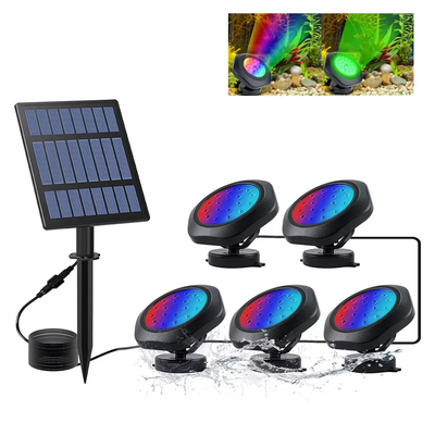 Projecteur Solaire Submersible Bassin Piscine RGB IP68