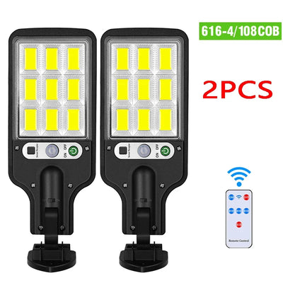 Lampe Solaire Extérieure Puissante avec Détecteur de Mouvement 4 Modes IP65