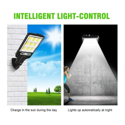 Lot de Lampes Solaires Extérieures Détecteur de Mouvement avec Télécommande