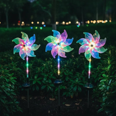 Lampe solaire pissenlit à effet lumineux féerique