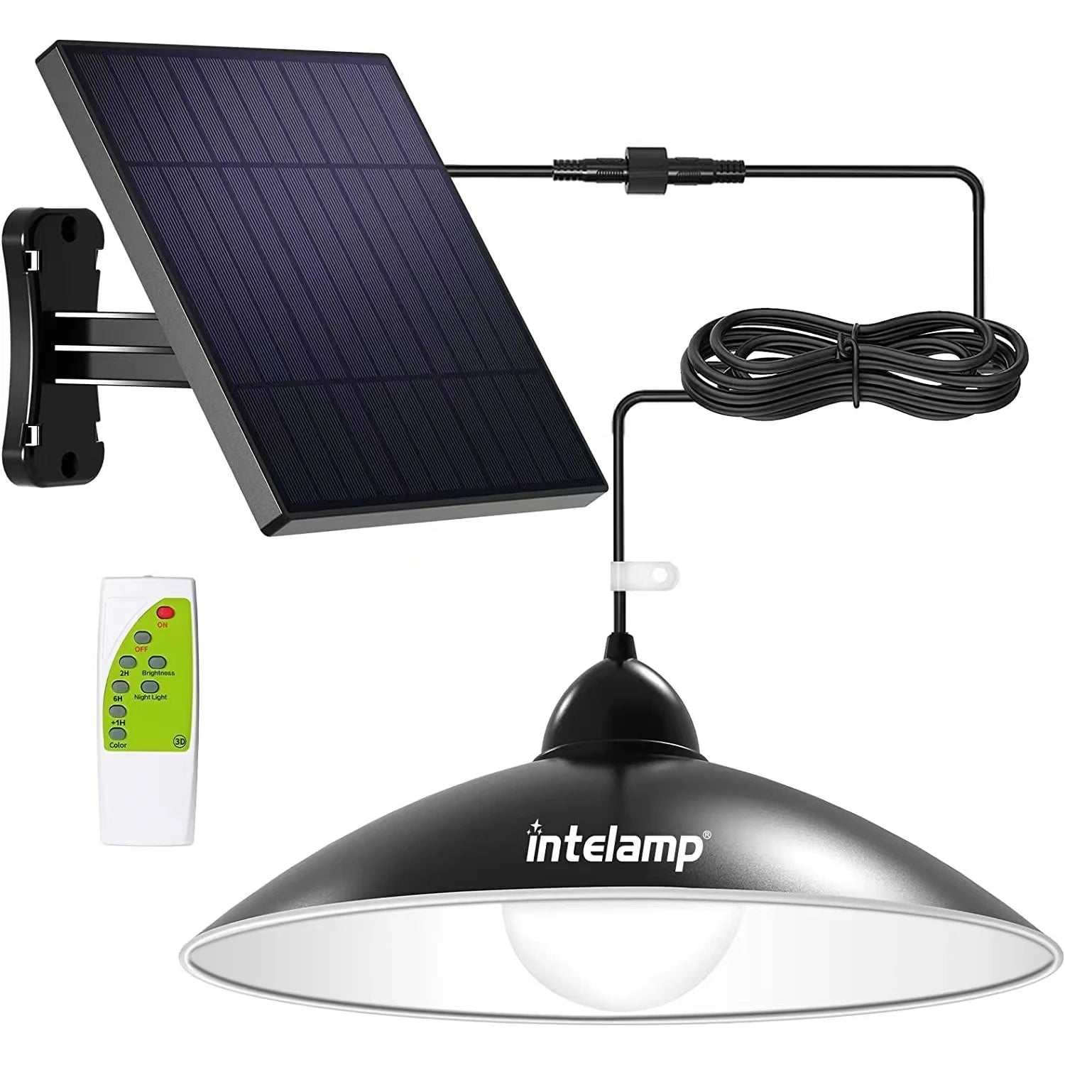 Lampe solaire suspendue 4000mAh avec télécommande