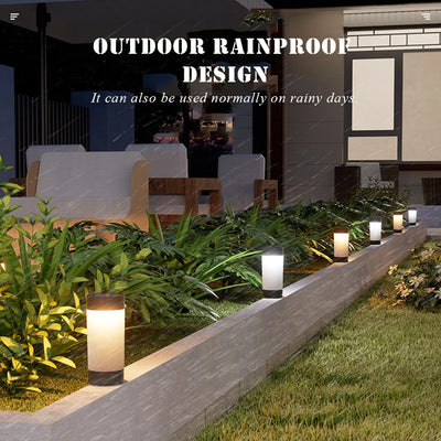 Lot de 4 Lampes Solaires LED Extérieur Pelouse Jardin