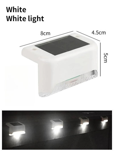 Lampe Solaire Escalier Extérieur LED Multicolore Étanche