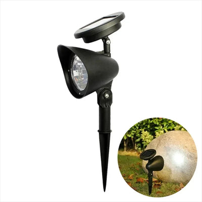 Projecteur Solaire LED Extérieur à Planter pour Pelouse, Cour et Arbre