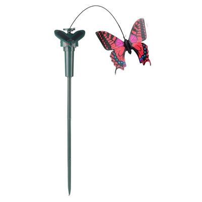 Décoration Solaire Papillon Volant Animé pour Jardin