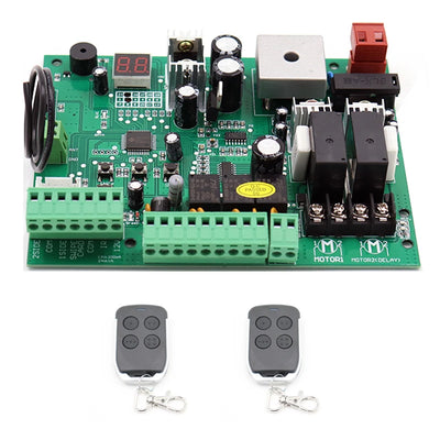 Panneau de Commande Portail Battant Solaire 24V Télécommande