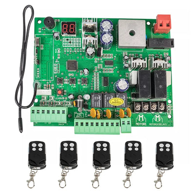 Carte de Commande Portail Battant Solaire 12V 24V