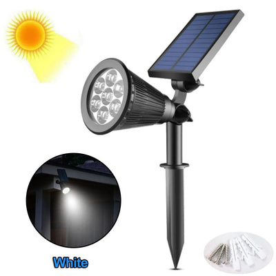 Lanterne Solaire Extérieure LED 7 LED Étanche Jardin Patio