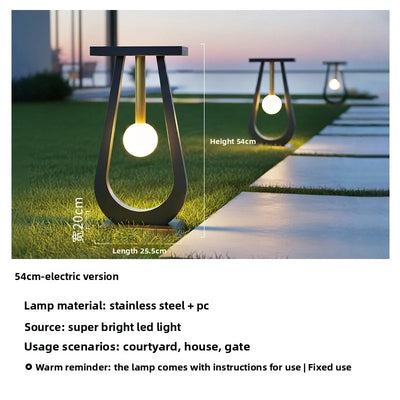 Lampe Solaire de Jardin Haut de Gamme pour Pelouse