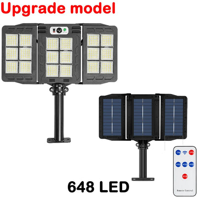 Lampe Solaire de Rue Murale LED Détecteur Mouvement 3 Modes