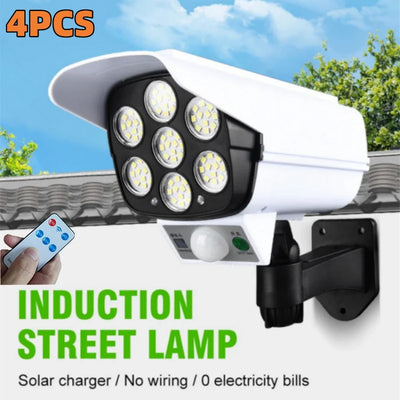 Projecteur Solaire Extérieur Factice Anti-Intrusion avec Détecteur de Mouvement