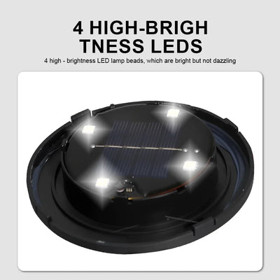 Lampe Solaire Décorative Extérieur Galet Lumineux de Jardin