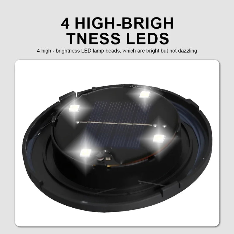 Lampe Solaire Décorative Extérieur Galet Lumineux de Jardin