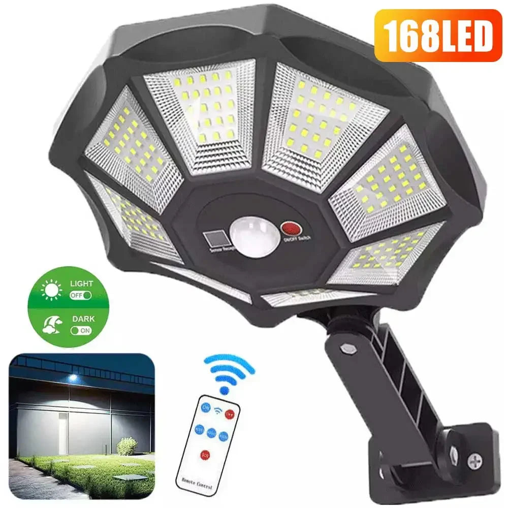 Projecteur Solaire LED Détecteur de Mouvement – éclairage LED allumé de nuit