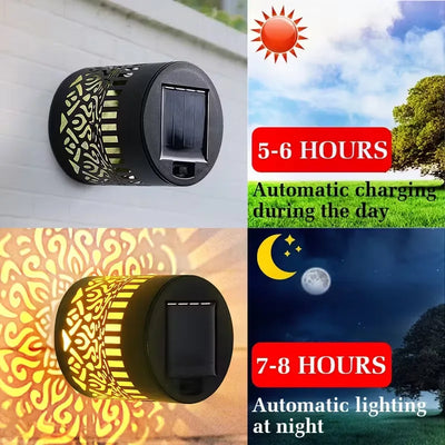 Projecteur Solaire Mandala Tournesol Mural pour Jardin
