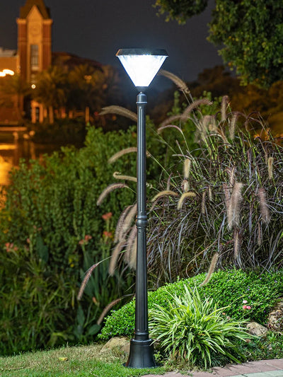 Lampadaire Solaire de Jardin Aluminium Étanche