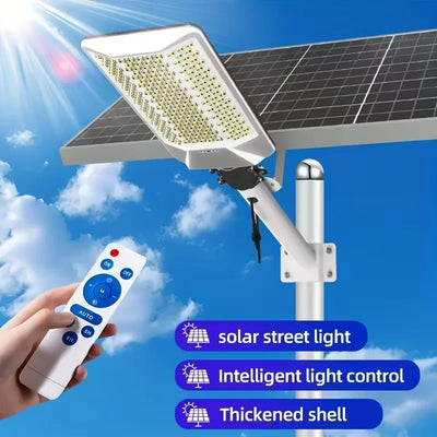 Lampadaire Solaire 6500W 15000mAh Capteur Crépusculaire