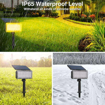 Applique Murale Solaire 36 LED Extérieure Jardin IP65