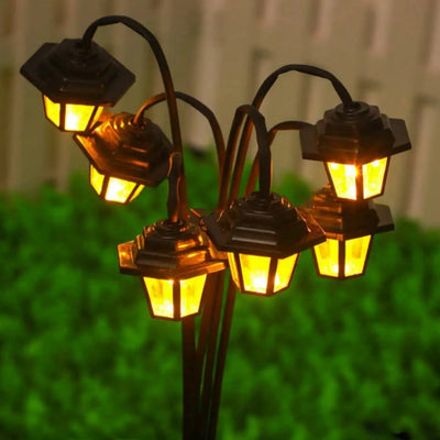 Lanterne Solaire Décorative Rétro LED Jardin Extérieur